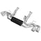 Afe Stainless Steel, With Muffler, 3 Inch To 2-1/2 Inch Diameter Pipe, Dual Exhaust With Quad Exit 49-34127-P - alternate 1